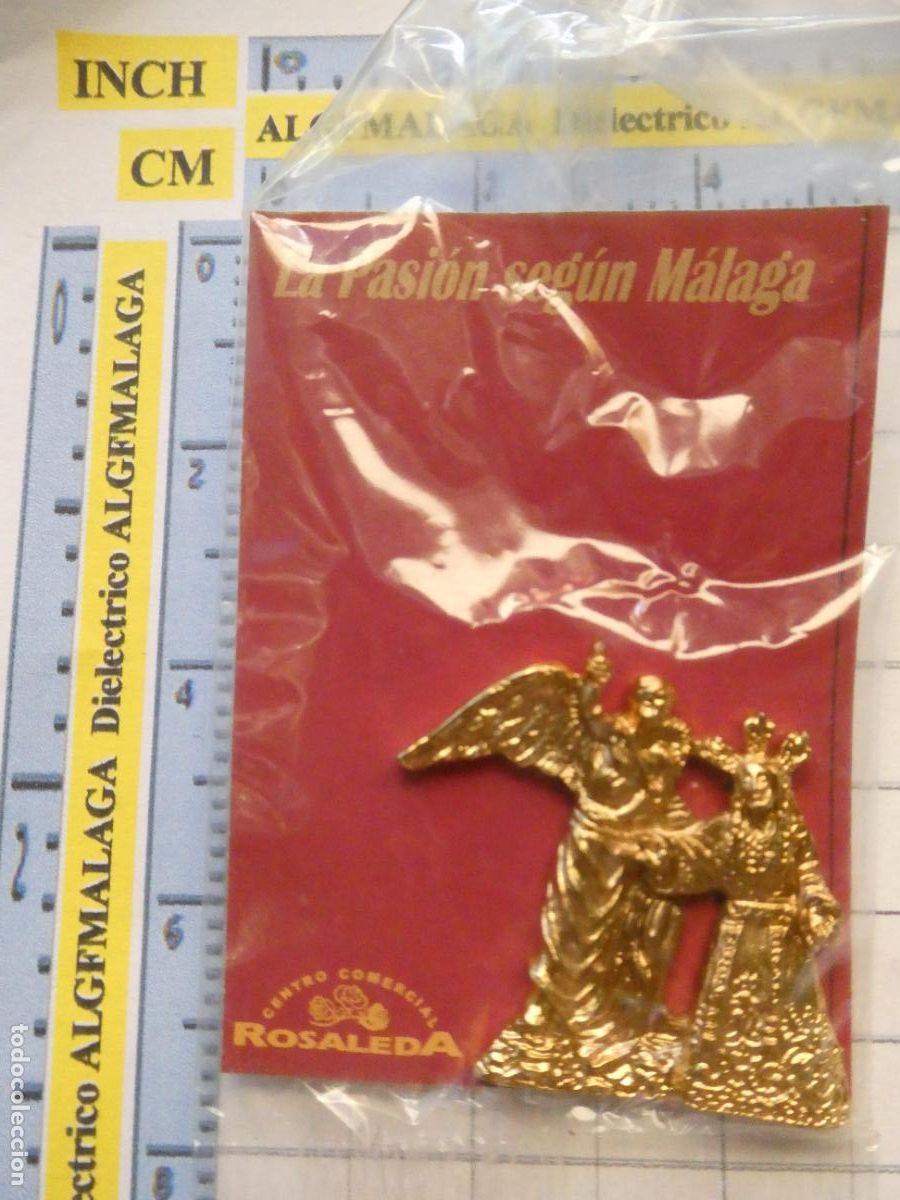 Pins de colecci&oacute;n: INSIGNIA MEDALLITA RELIGIOSA SEMANA SANTA DE M&Aacute;LAGA HERMANDAD COFRAD&Iacute;A. CRISTO ORACI&Oacute;N HUERTO