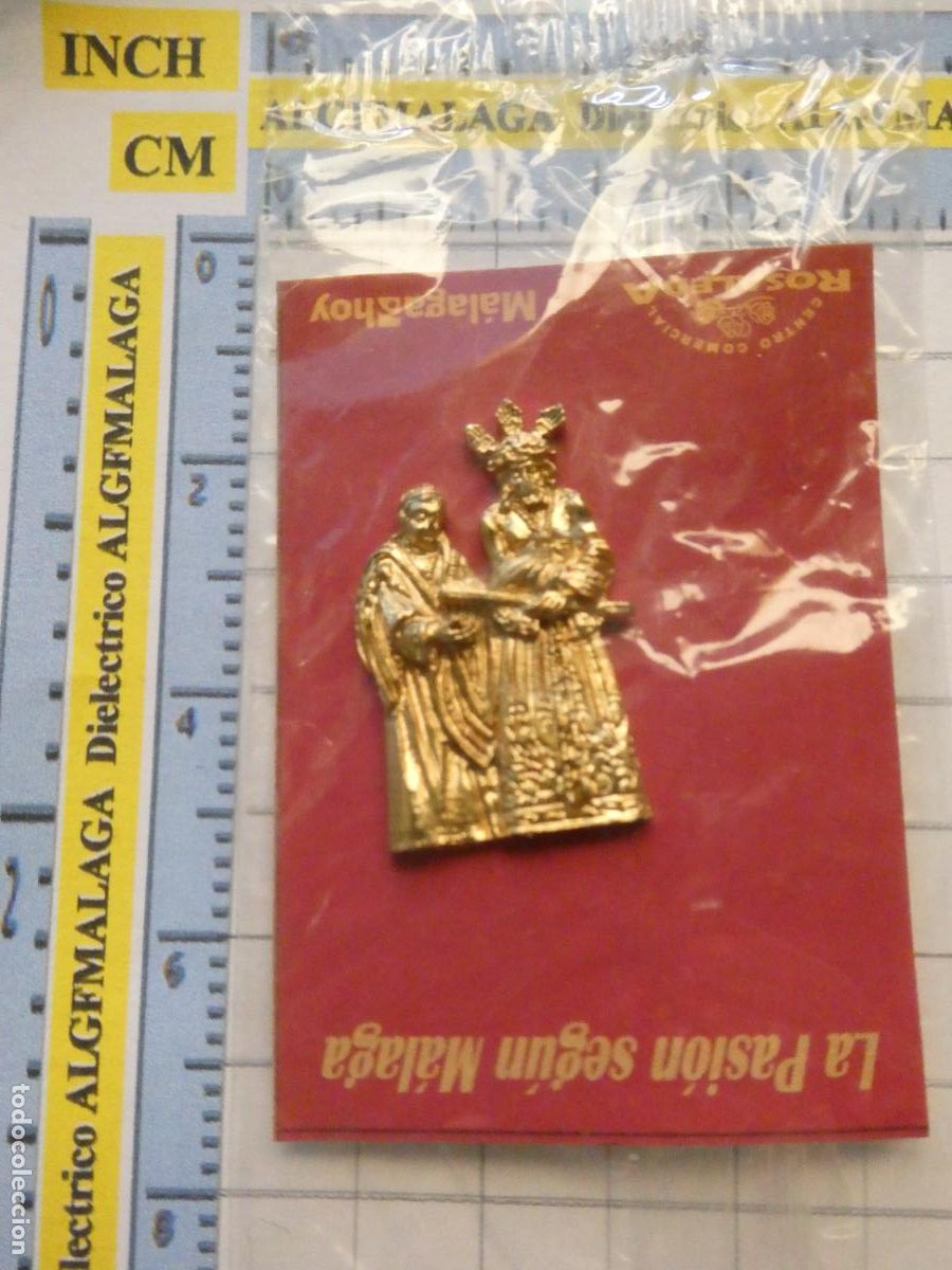 Pins de colecci&oacute;n: INSIGNIA MEDALLITA RELIGIOSA SEMANA SANTA DE M&Aacute;LAGA HERMANDAD COFRAD&Iacute;A. CRISTO DE LA HUMILDAD