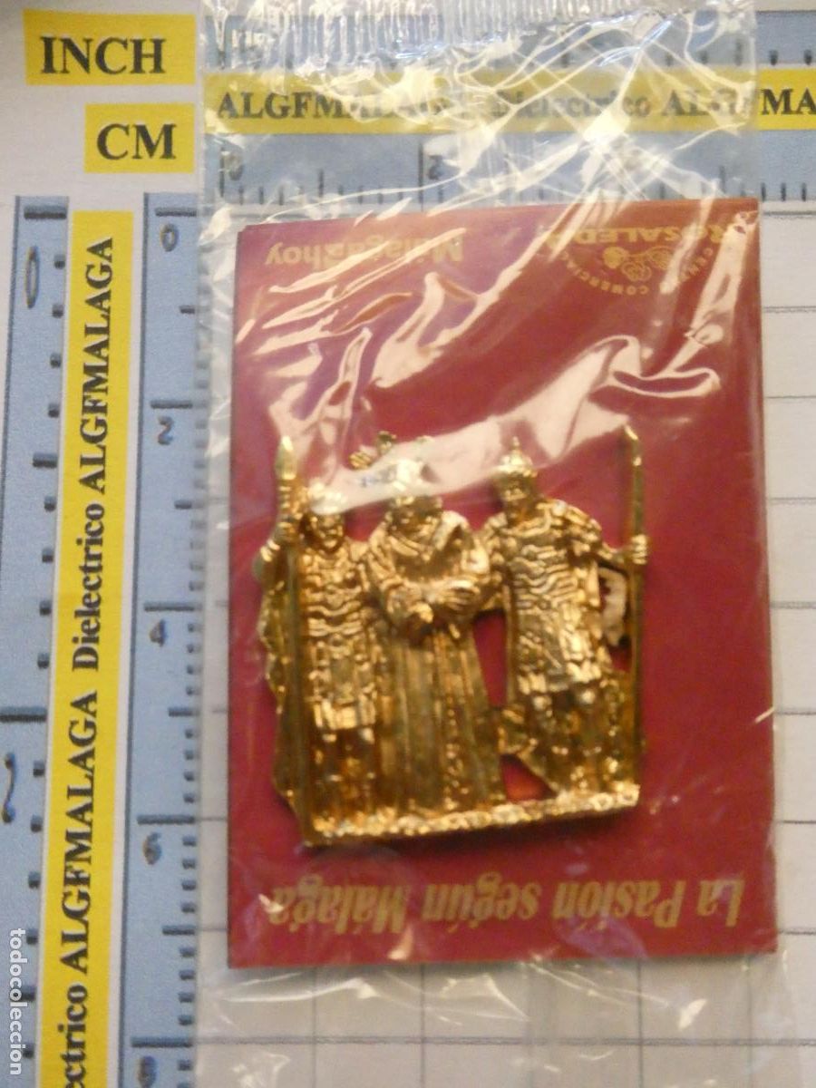 Pins de colecci&oacute;n: INSIGNIA MEDALLITA RELIGIOSA SEMANA SANTA DE M&Aacute;LAGA HERMANDAD COFRAD&Iacute;A. CRISTO NEGACIONES SAN PEDRO