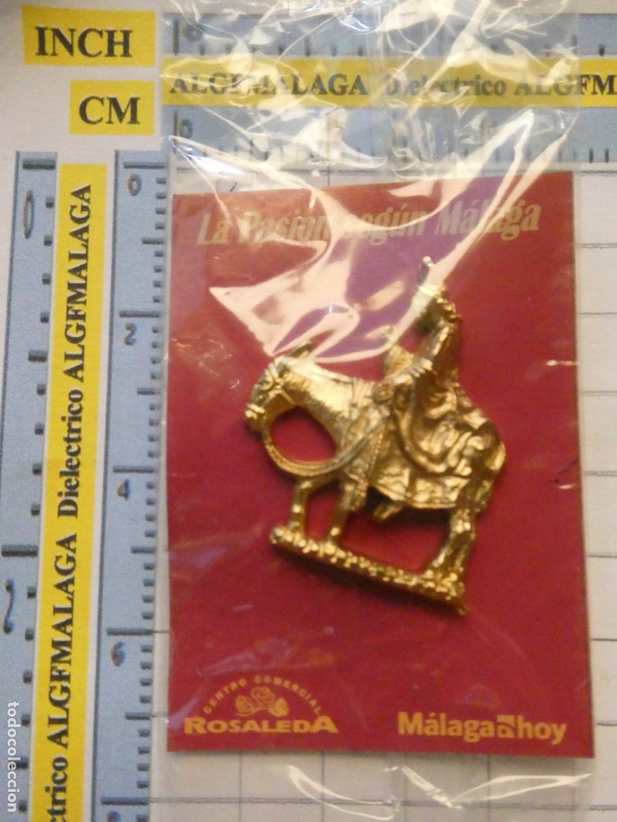 Pins de colecci&oacute;n: INSIGNIA MEDALLITA RELIGIOSA SEMANA SANTA DE M&Aacute;LAGA HERMANDAD COFRAD&Iacute;A. JES&Uacute;S POLLINICA