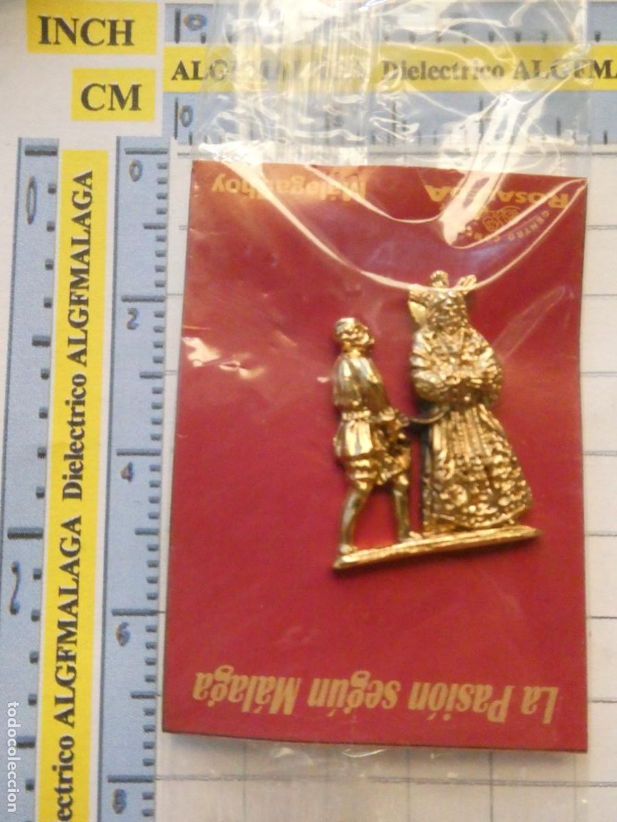 Pins de colecci&oacute;n: INSIGNIA MEDALLITA RELIGIOSA SEMANA SANTA DE M&Aacute;LAGA HERMANDAD COFRAD&Iacute;A. JESUS PUENTE CEDRON