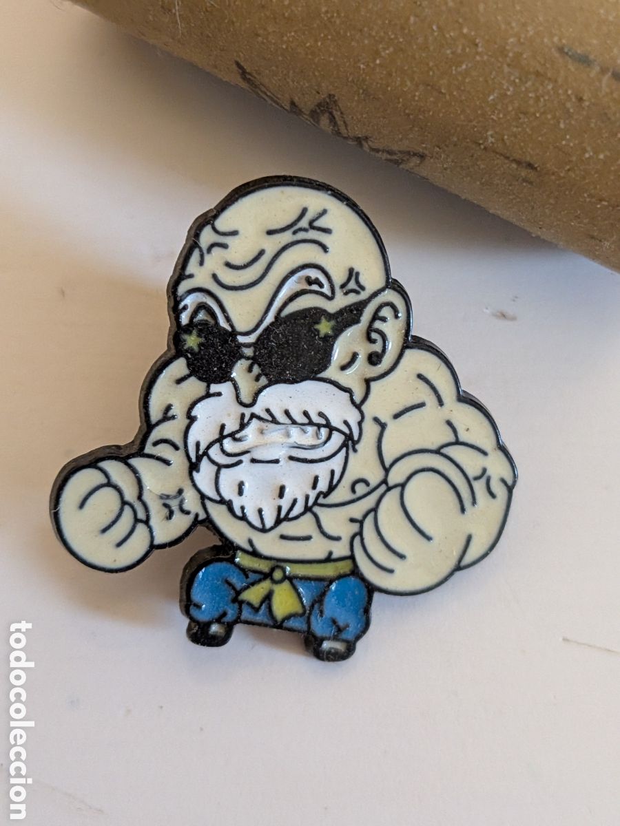 Pins de colecci&oacute;n: Pin Esmaltado Maestro Muten Roshi (Kame Sennin) Musculado - Dragon Ball