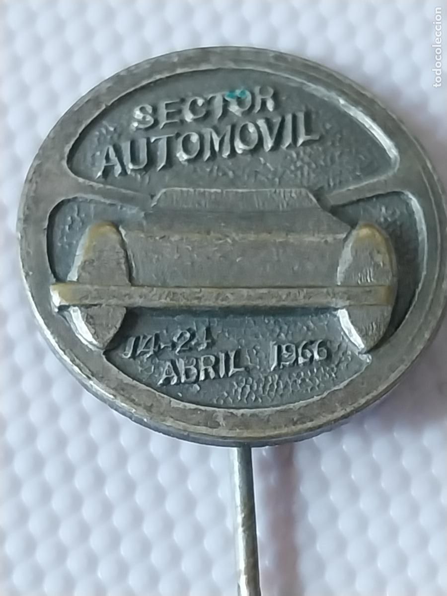 Pins de colecci&oacute;n: A&Ntilde;O 1966 SECTOR AUTOMOVIL INSIGNIA ALFILER 1.87CMS ALTO ORIGINAL VINTAGE COCHES FERIAS