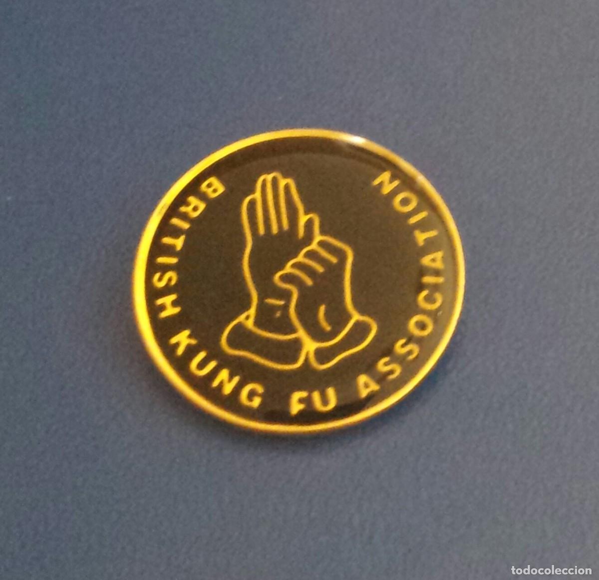 Pins de colecci&oacute;n: PIN BRITISH KUNG FU ASSOCIATION - Foto 1