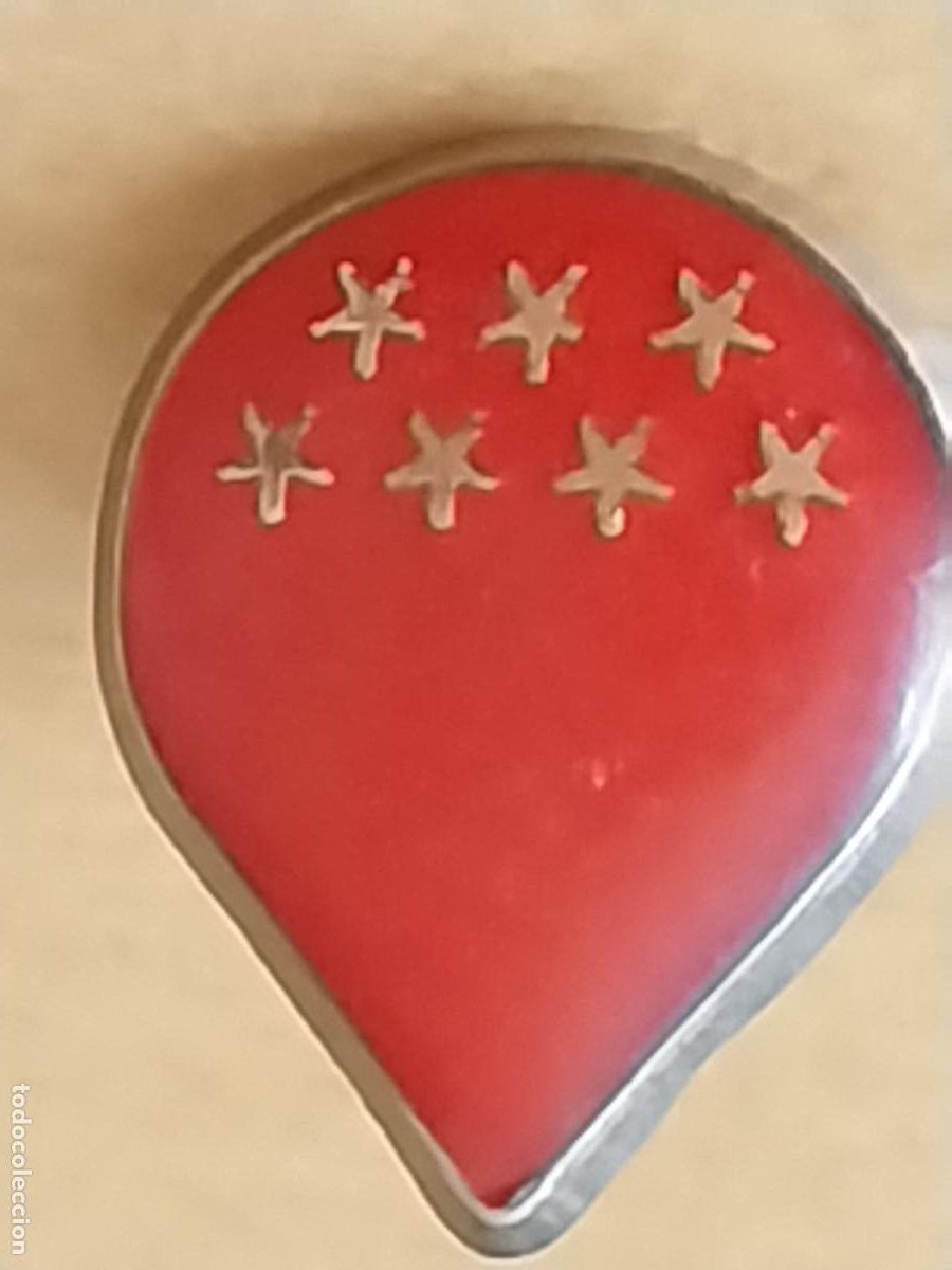 Pins de colecci&oacute;n: GOTA SANGRE COMUNIDAD MADRID SIETE ESTRELLAS CINCO PUNTAS PIN PINCHO GOTA 1.6CMS ALTO