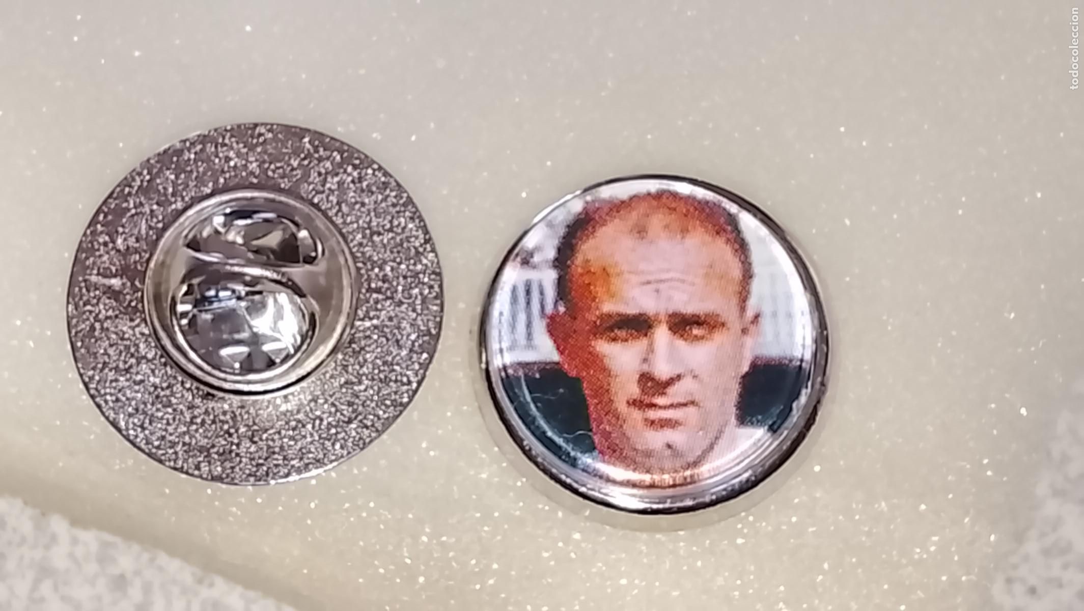 Pins de colecci&oacute;n: PIN REDONDO METAL - DI STEFANO FUTBOL REAL MADRID