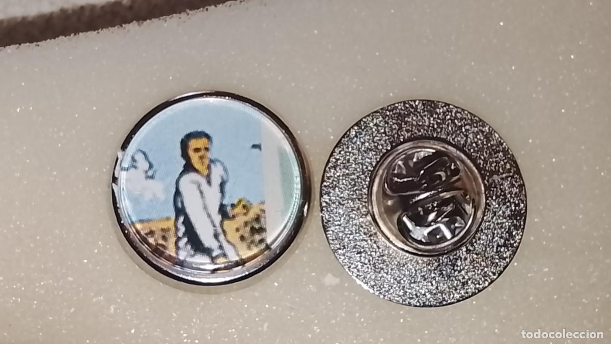 Pins de colecci&oacute;n: PIN REDONDO METAL - FUTBOL REAL MADRID IMAGENES CAJAS DE CERILLAS Y FOSFOROS Y ASES DEL FUTBOL