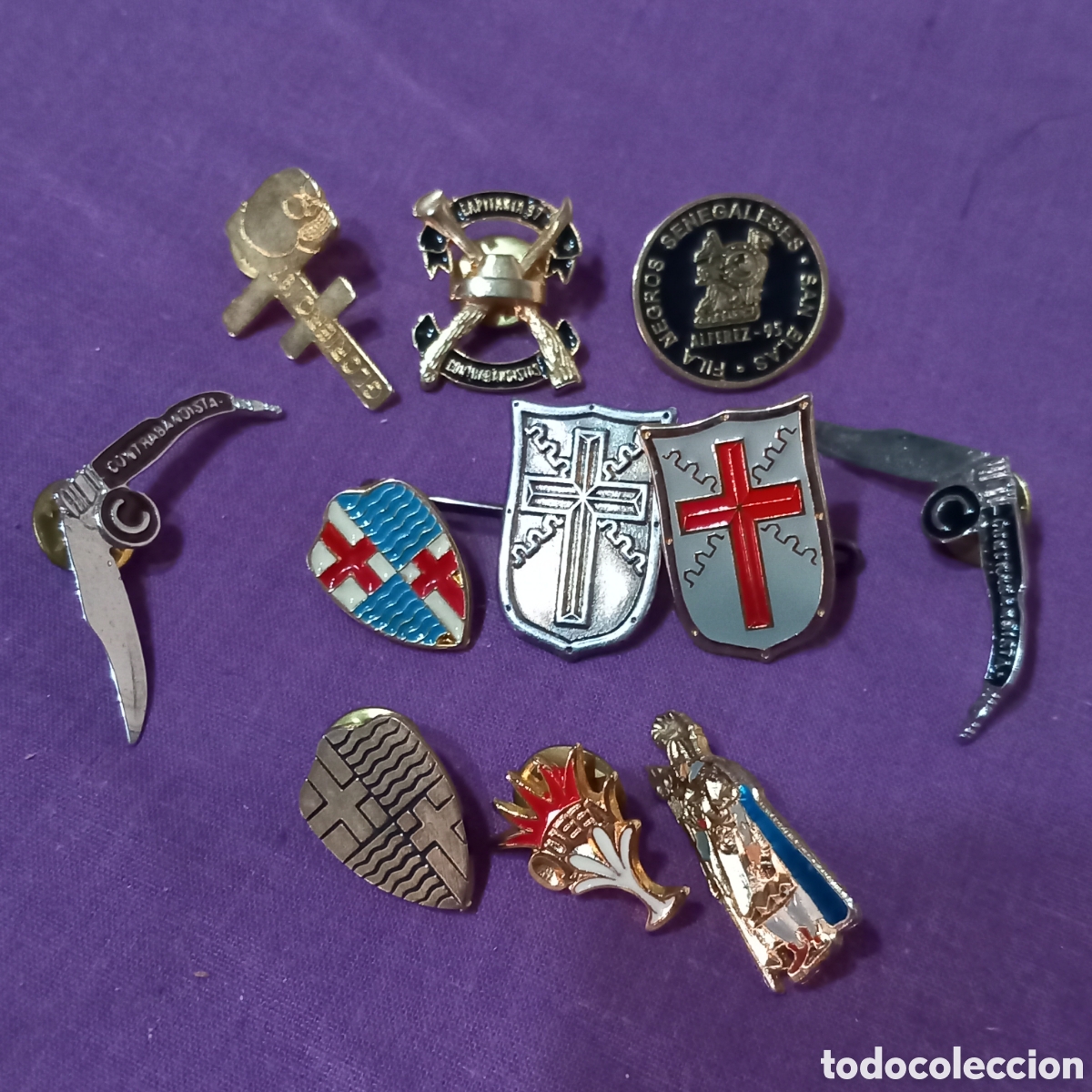 Pins de colecci&oacute;n: LOTE 11&times;PINS FIESTA MIROS y CRISTIANOS(ALICANTE)