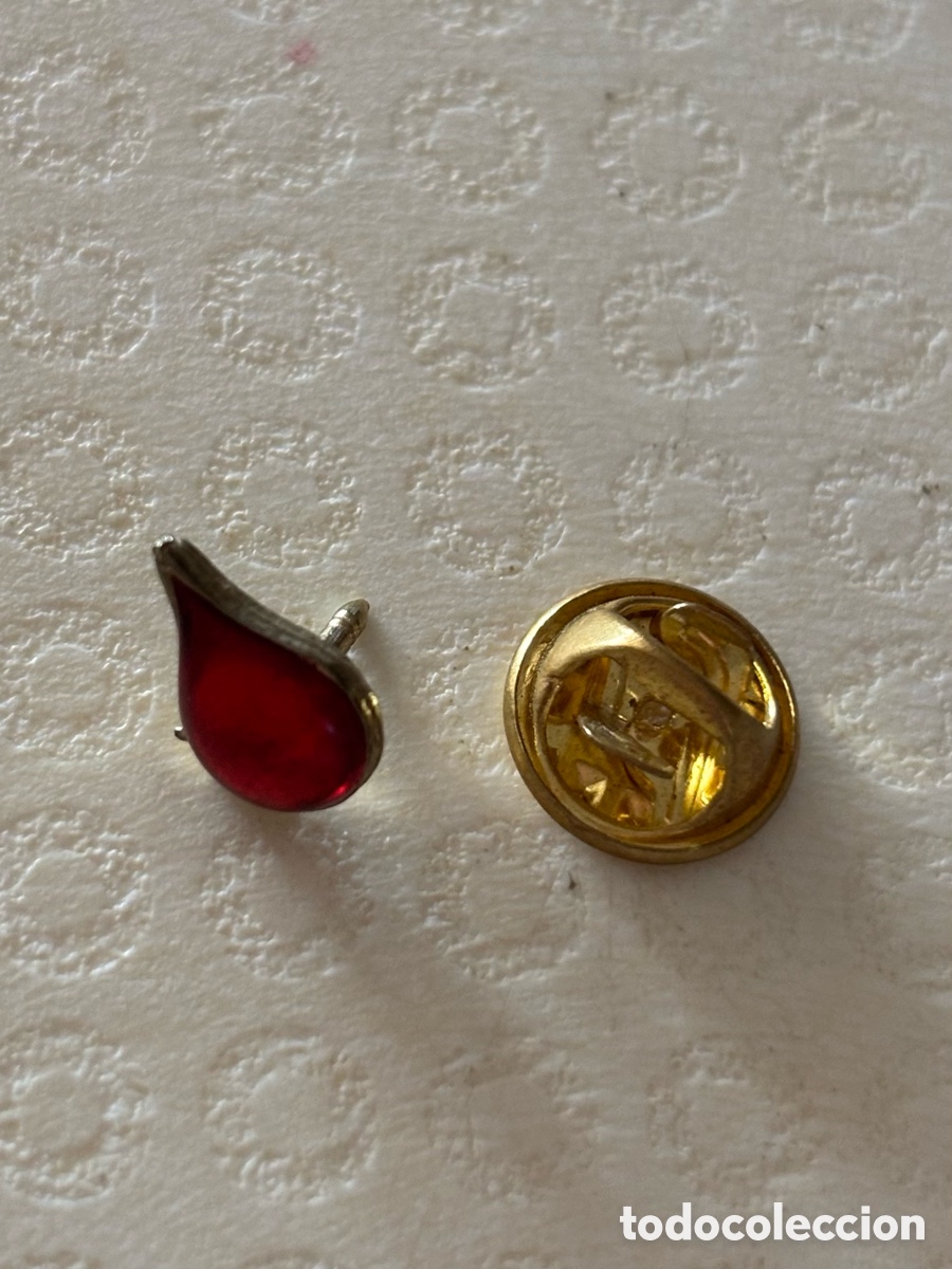Pins de colecci&oacute;n: Pin gota donantes de sangre