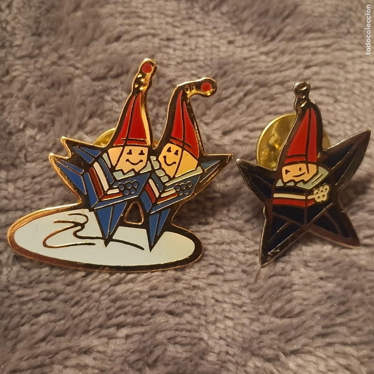 Pins de colecci&oacute;n: Lote 2 PINs MAGIC (MASCOTAS JUEGOS OLIMPICOS ALBERTVILLE 1992)