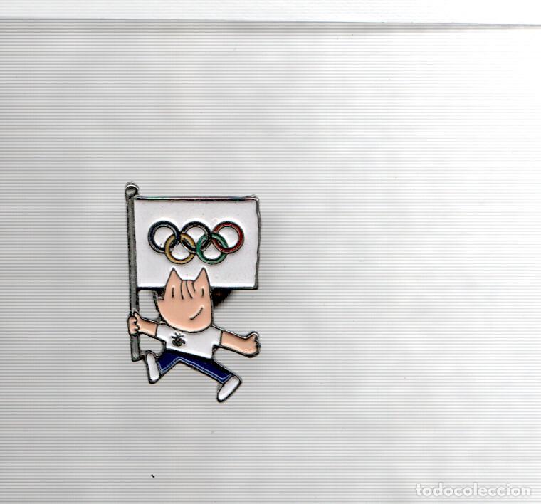 Pins de colecci&oacute;n: Pins: Cobi con la bandera olimpica - Varios