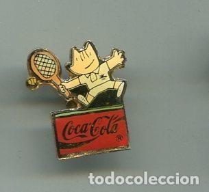 Pins de colecci&oacute;n: Pins metal: Olimpiadas Barcelona 1992 : Coby tenista, patrocinio coca cola - Varios