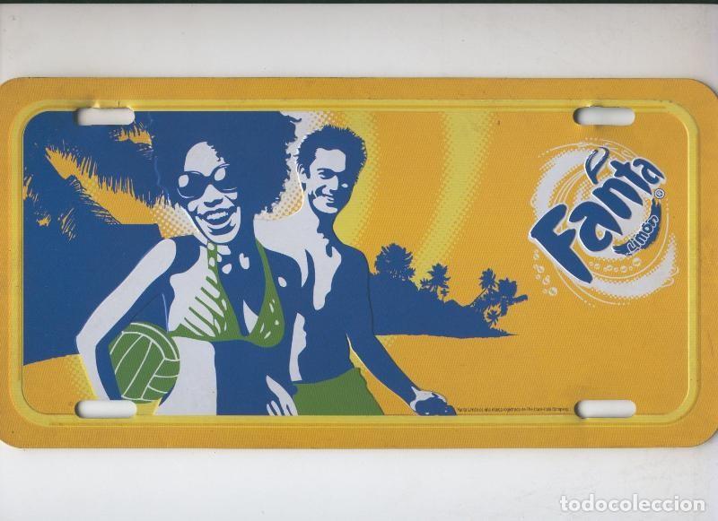 Pins de colecci&oacute;n: Placa metalica Fanta Limon - Varios