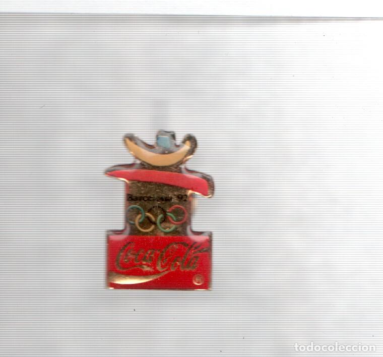 Pins de colecci&oacute;n: Pins: Barcelona 92, logo de cocacola - Varios