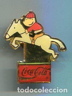 Pins de colecci&oacute;n: Pins metal: Olimpiadas Barcelona 1992 : Coby hipica, patrocinio coca cola - Varios