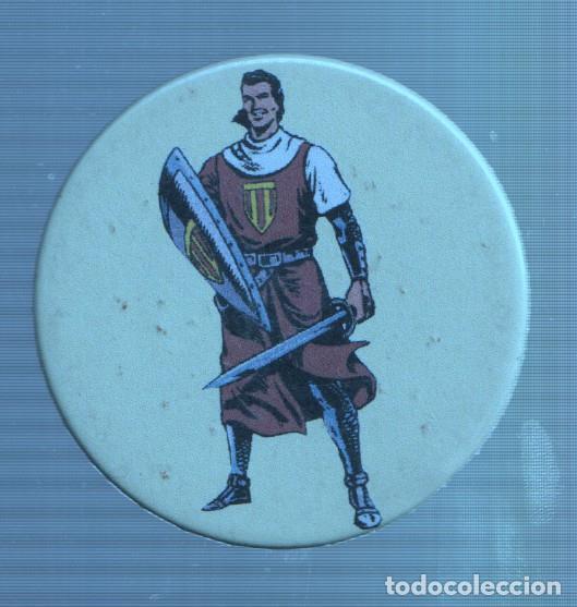 Collection pins: Imanes artesania : El Capitan Trueno (Ambros) (fondo iman con se&ntilde;al de papal picado por humedad) -