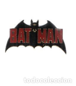 Pins de colecci&oacute;n: PINS: BATMAN - Logo Clasico en Rojo y Negro, Classic Logo in Black and Red - Varios