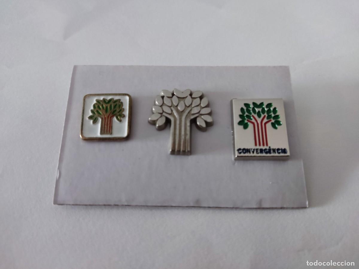 Pin's de collection: LOTE DE 3 PINS DEL PARTIDO POLITICO CONVERGENCIA DEMOCRATICA DE CATALUNYA