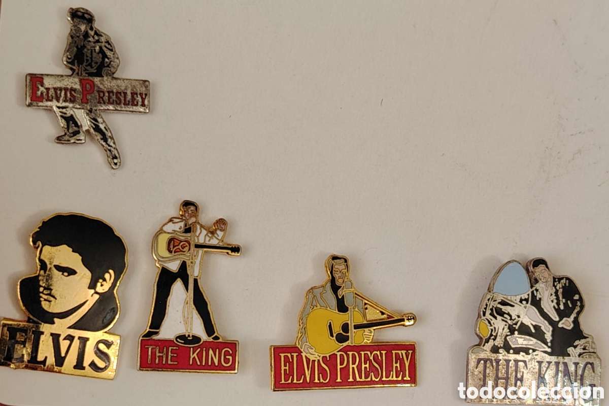 Pins de colecci&oacute;n: Lote pins Elvis Presley