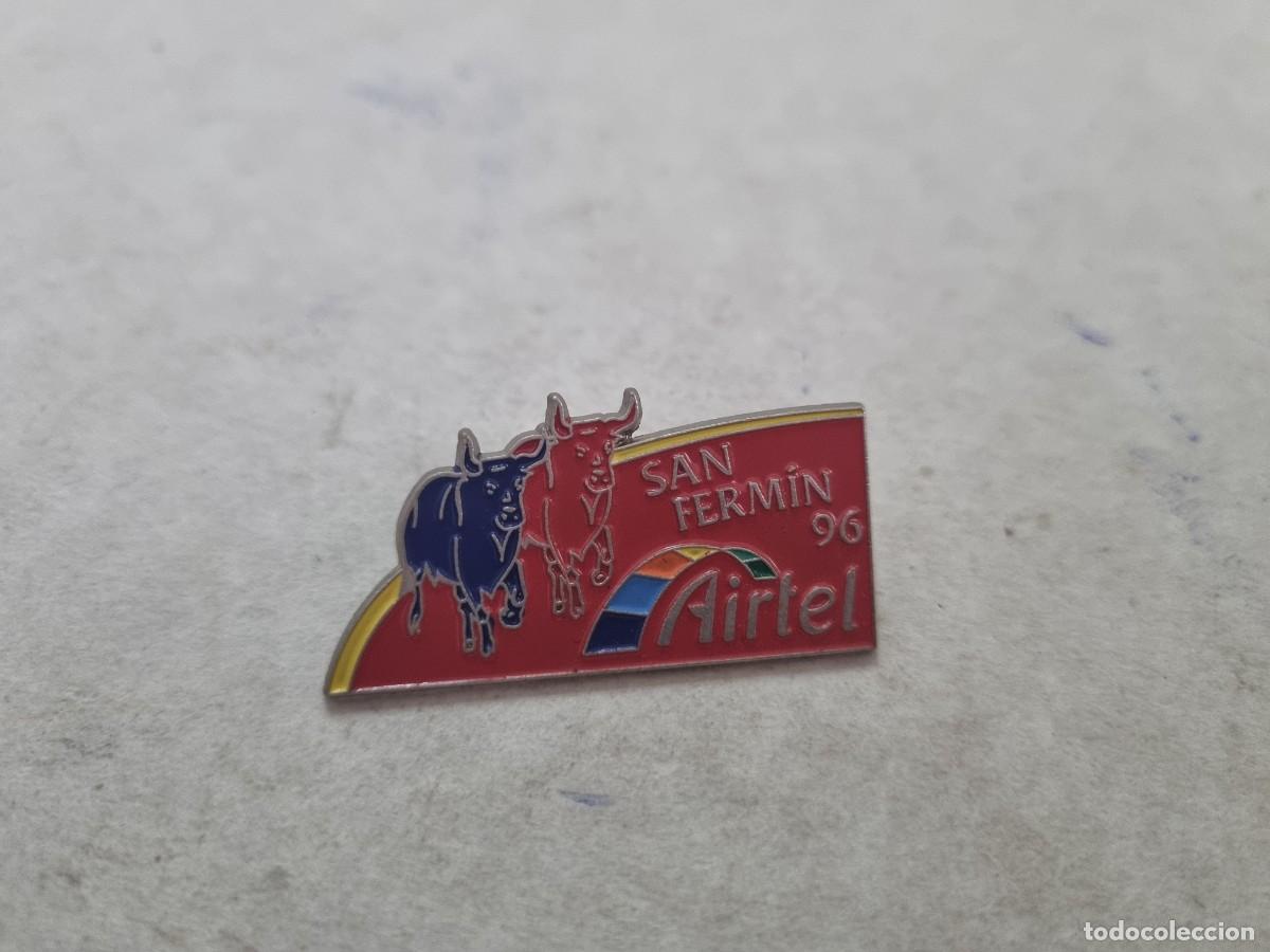 Pins de colecci&oacute;n: Pin sanfermin 96 airtel