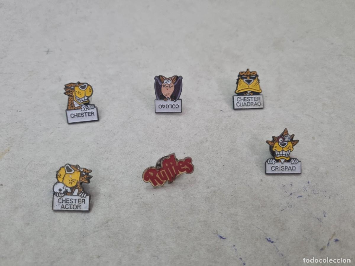 Pins de colecci&oacute;n: Lote de 6 pines Ruffles