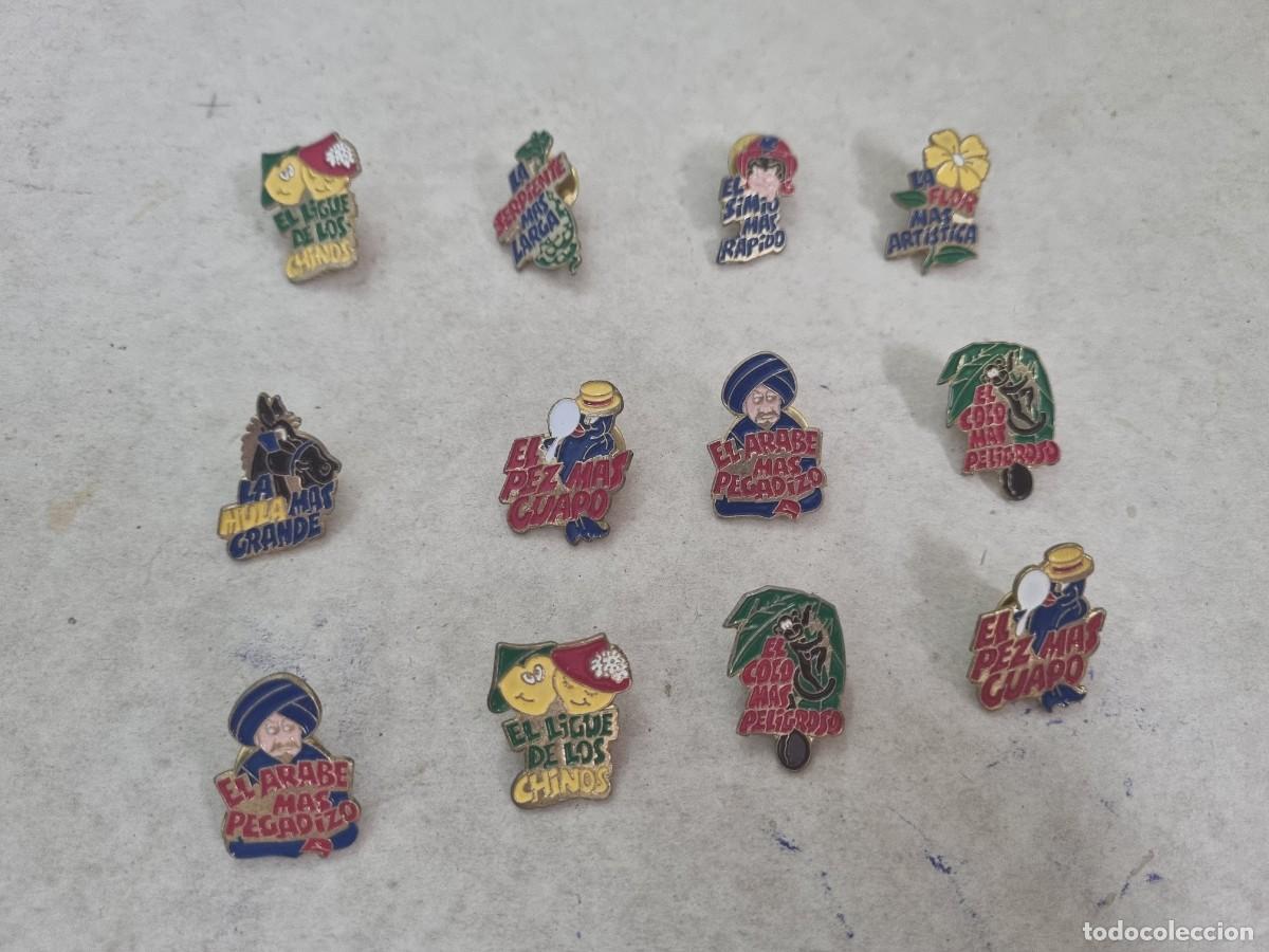 Pins de colecci&oacute;n: Lote de 12 Pines de bollicao