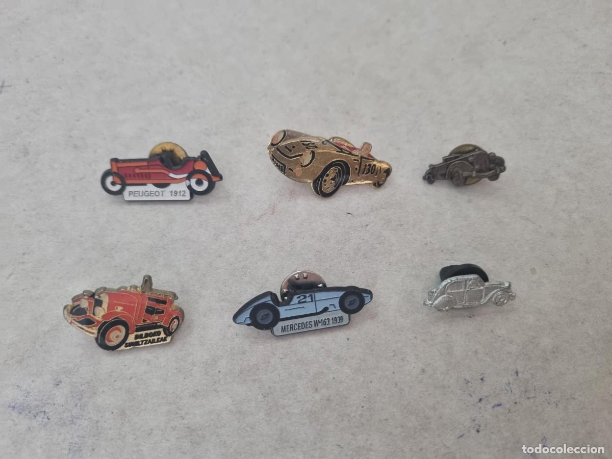 Pins de colecci&oacute;n: Lote de 6 pines de coches