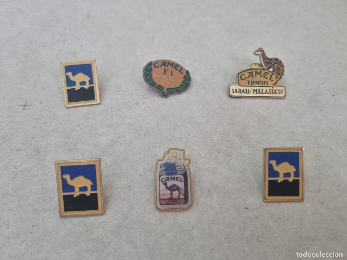 Pins de colecci&oacute;n: Lote de 6 pines de camel