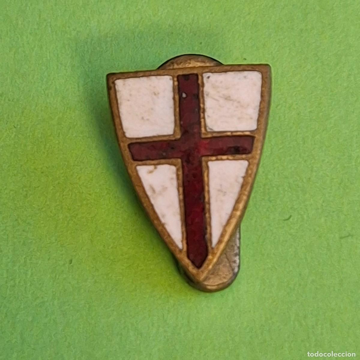 Pins de colecci&oacute;n: ESCUDO CRUZ DE SANT JORDI SAN JORGE - ANTIGUA INSIGNIA OJAL SOLAPA PIN