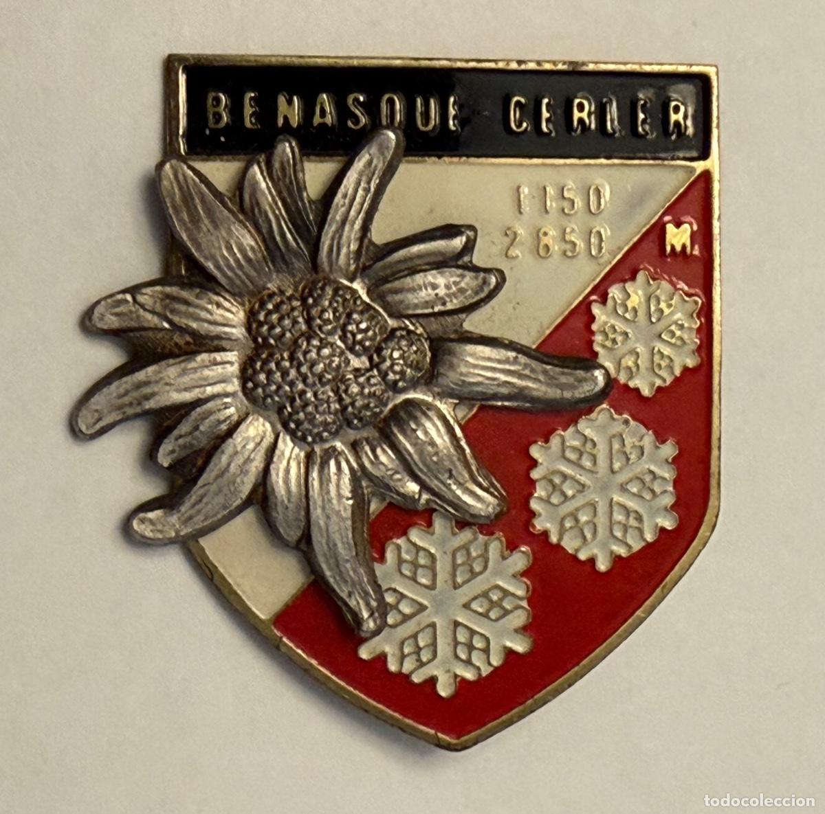 Pins de colecci&oacute;n: GRAN INSIGNIA BENASQUE CERLER - MONTA&Ntilde;ISMO. ESQUI