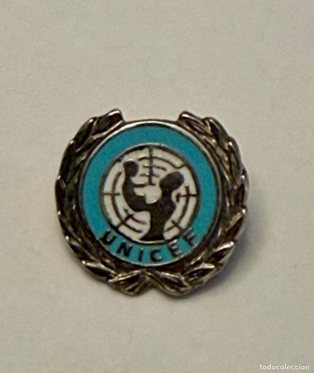Pins de colecci&oacute;n: GRAN INSIGNIA ESMALTADA UNICEF