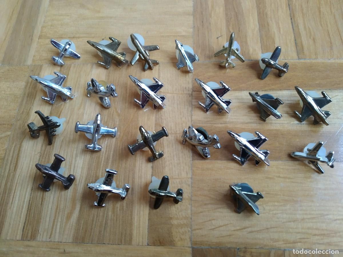Pins de cole&ccedil;&atilde;o: LOTE DE 22 PINS AVIONES AVION TRANSPORTE VER FOTOS