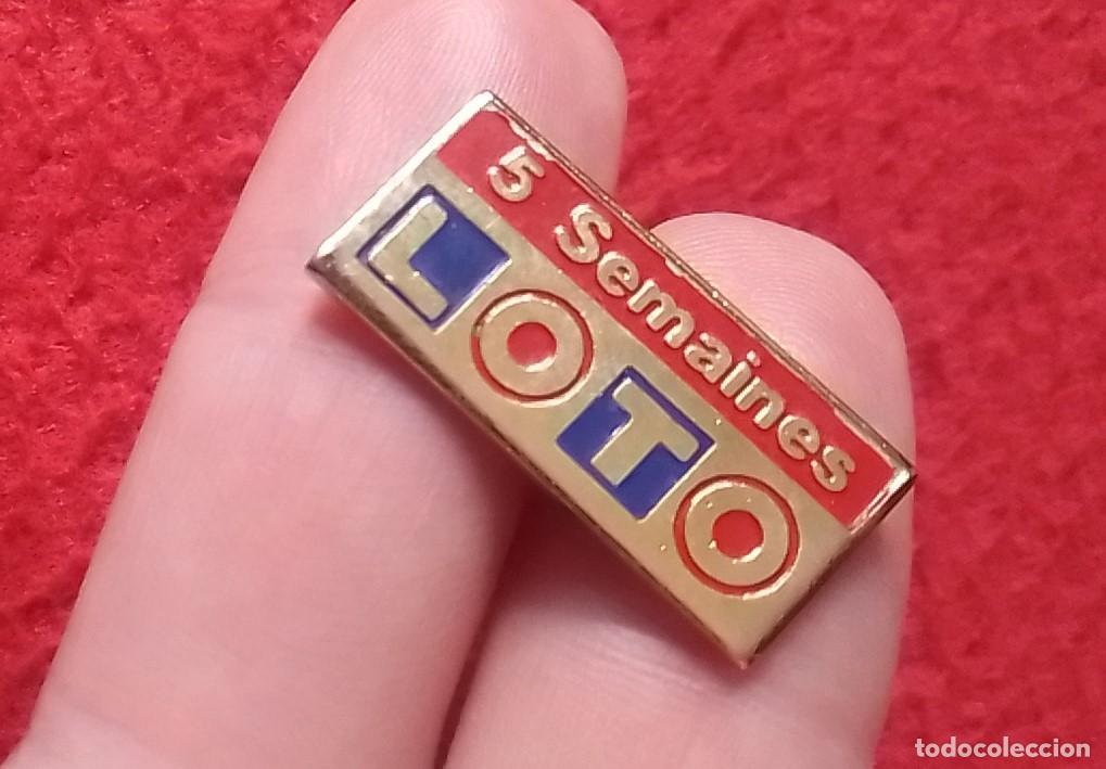 Pins de colecci&oacute;n: BONITO PIN FRANCIA ? FRANCE ? 5 SEMAINES LOTO JEUX ? JUEGO ? LOTER&Iacute;A NACIONAL ? LOTERIE NATIONALE ?.