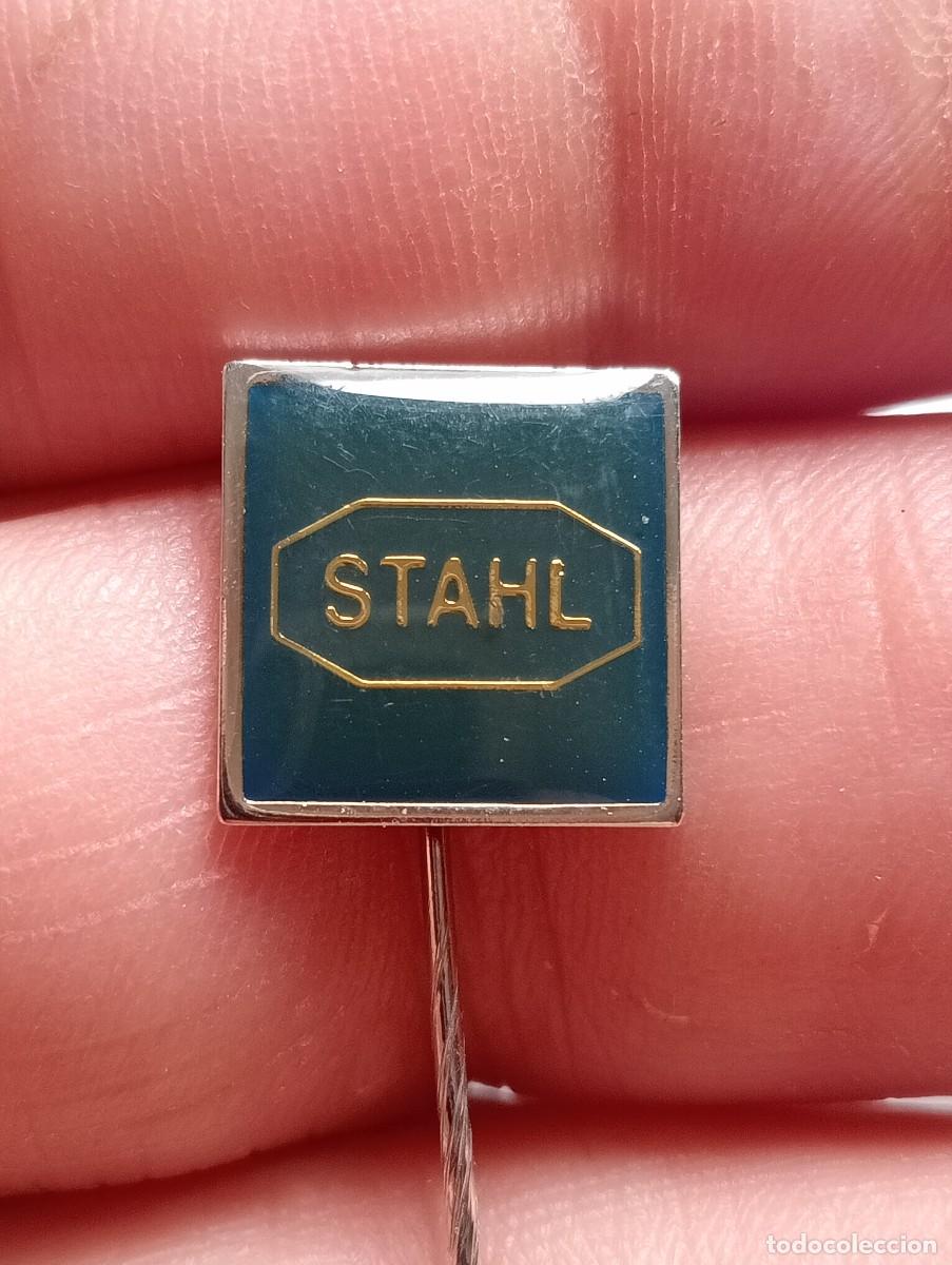 Pins de colecci&oacute;n: INSIGNIA STHAL HERRAMIENTA Y COMPONENTES EL&Eacute;CTRICOS ALEMANIA , PINS ALFILER ELECTRICIDAD