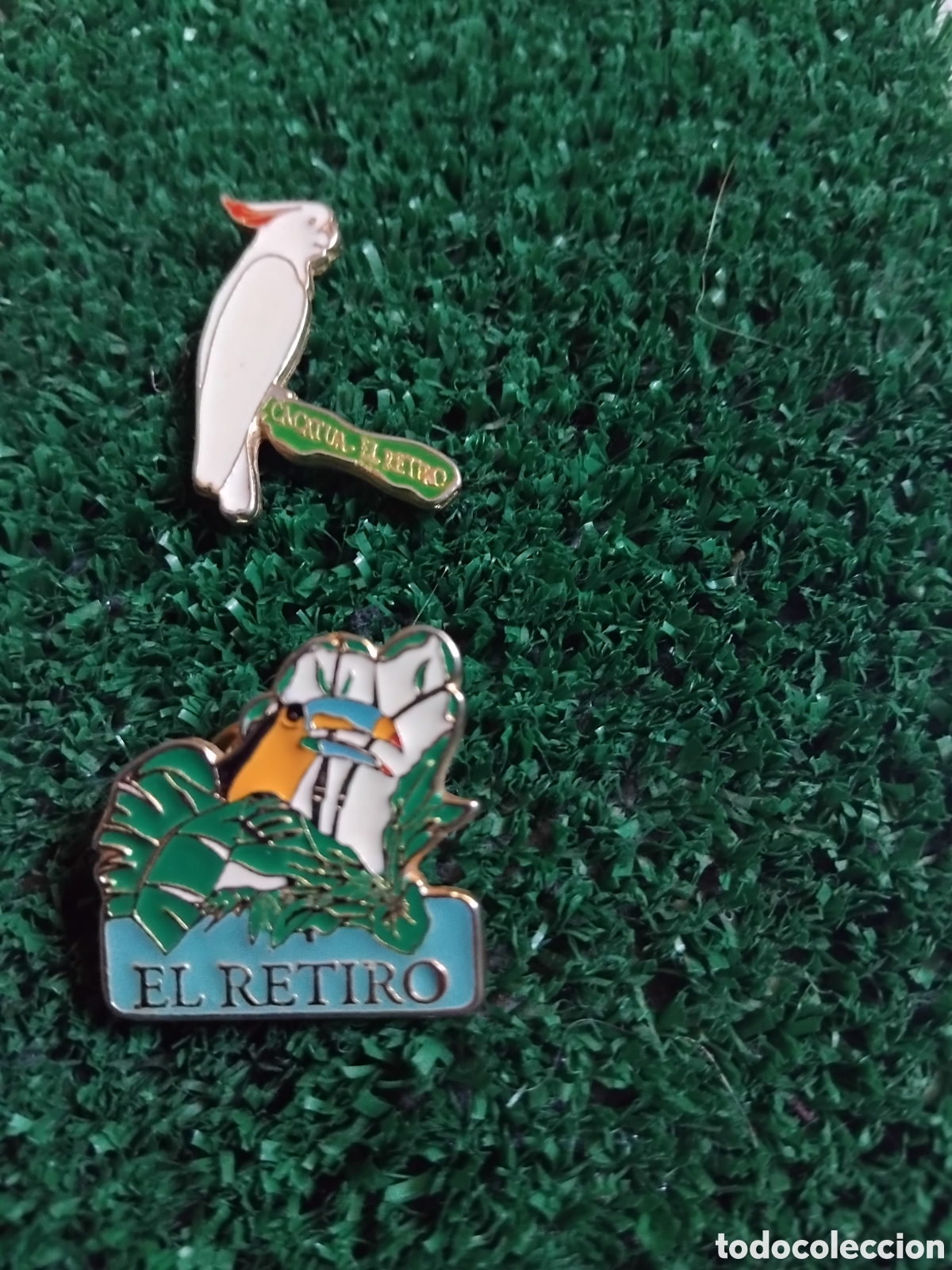 Pins de colecci&oacute;n: Am Lote de 2 pins del Retiro - Foto 2