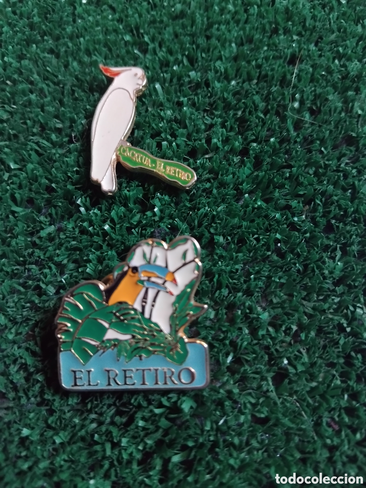 Pins de colecci&oacute;n: Am Lote de 2 pins del Retiro - Foto 3