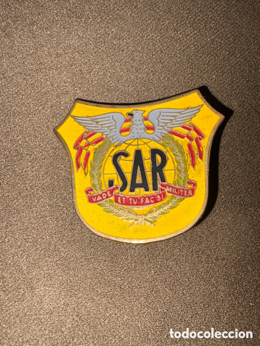 Pins de colecci&oacute;n: ANTIGUA INSIGNIA DEL SAR. SERVICIO AEREO DE RESCATES. 3CM ALT. EL DE LA FOTO.