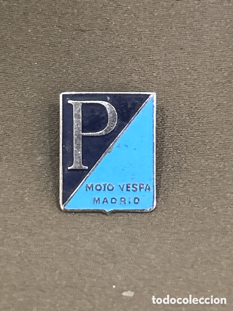 Pins de colecci&oacute;n: &Iacute;NSIGNIA MOTO VESPA PIAGGIO MADRID PIN ESMALTADO ORIGINAL COLECCION ORIGINAL A&Ntilde;OS 60