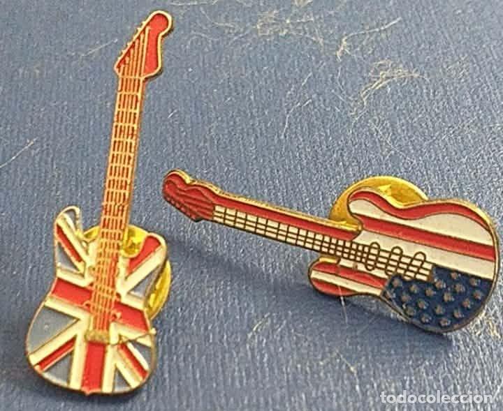 Pins de colecci&oacute;n: PIN Instrumentos Musicales 2 Guitarras El&eacute;ctricas
