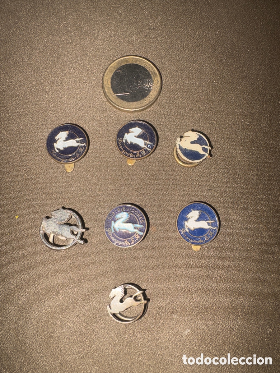 Pins de colecci&oacute;n: Lote de 7 insignias publicidad PEGASO*ver fotos*