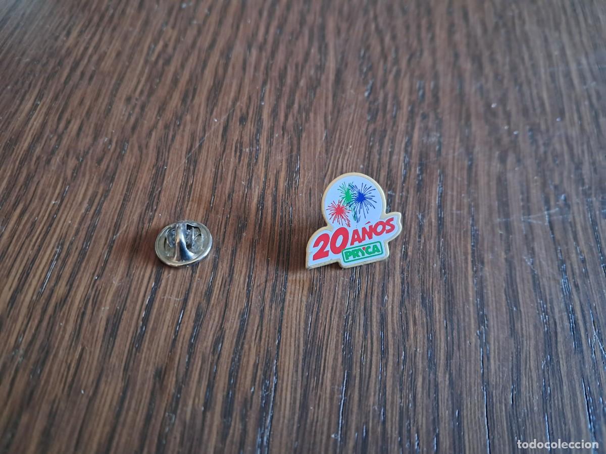 Pins de colecci&oacute;n: pin de publicidad, pryca, 20 a&ntilde;os.