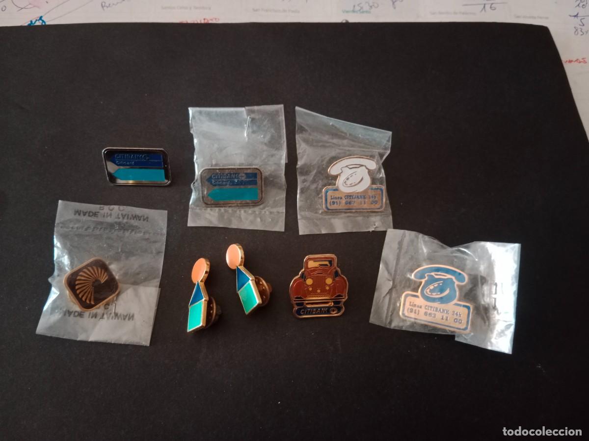 Pins de colecci&oacute;n: LOTE PINS BANCOS - CITIBANK , CAM , ARGENTARIA
