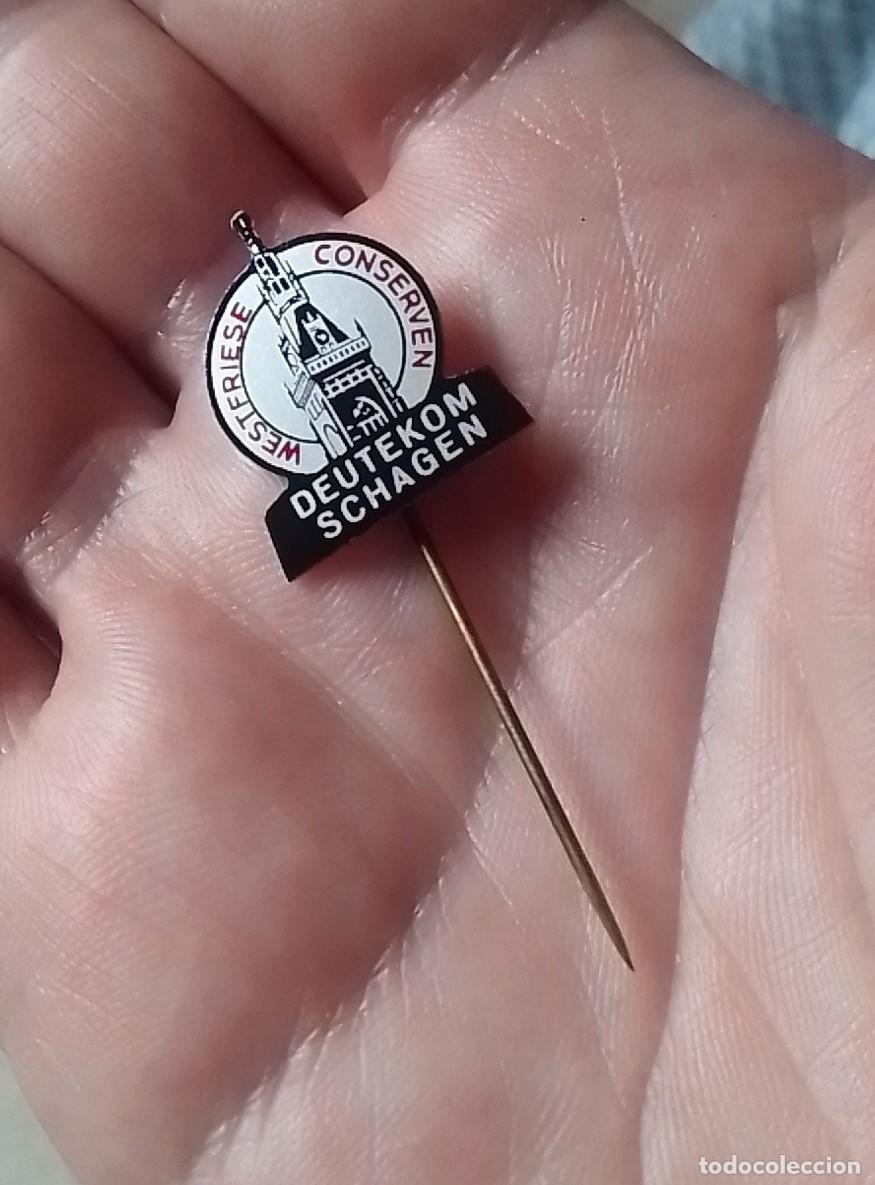 Pins de colecci&oacute;n: INSIGNIA PIN DE AGUJA HOLANDA ? NETHERLANDS ? WESTFREISE CONSERVEN DEUTEKOM SCHAGEN &iquest; CONSERVAS ?...