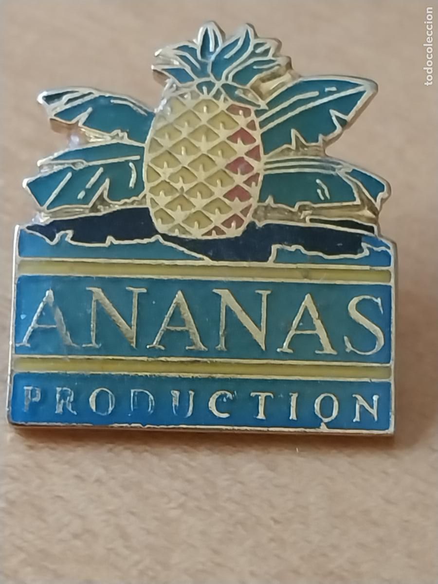 Pins de colecci&oacute;n: ANANAS PRODUCCION PIN PINCHO GOTA 2.1CMS ALTO PI&Ntilde;AS FRUTA