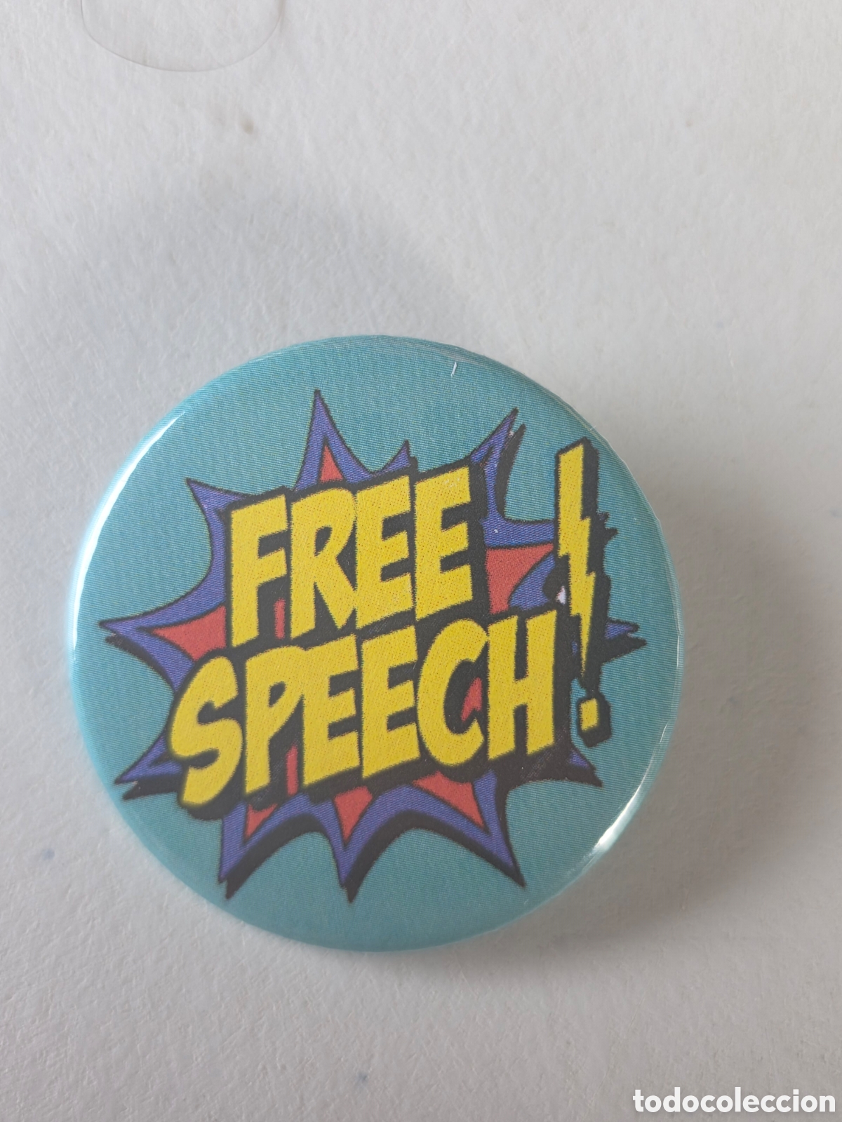 Pins de colecci&oacute;n: CHAPA 38mm FREE SPEECH