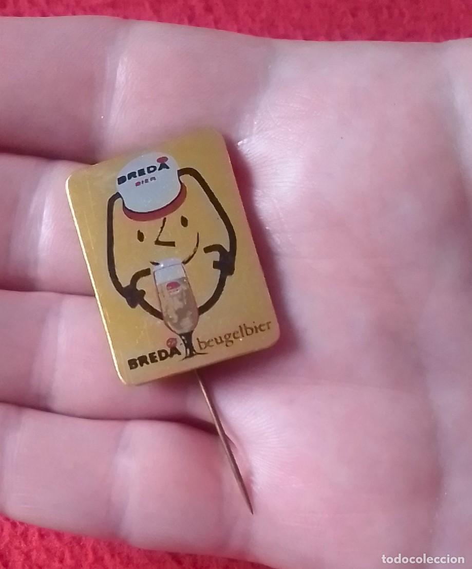 Pins de colecci&oacute;n: ANTIGUA INSIGNIA PIN DE AGUJA CERVEZA BEER BIER BI&Egrave;RE CERVEJA BREDA BEUGELBIER NETHERLANDS? HOLANDA?