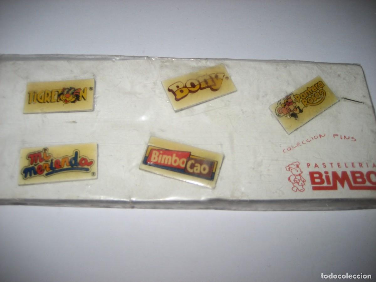 Pins de colecci&oacute;n: Bimbo coleccion de pins publicidad de tigreton , bony , pantera rosa, bimbocao , mi merienda