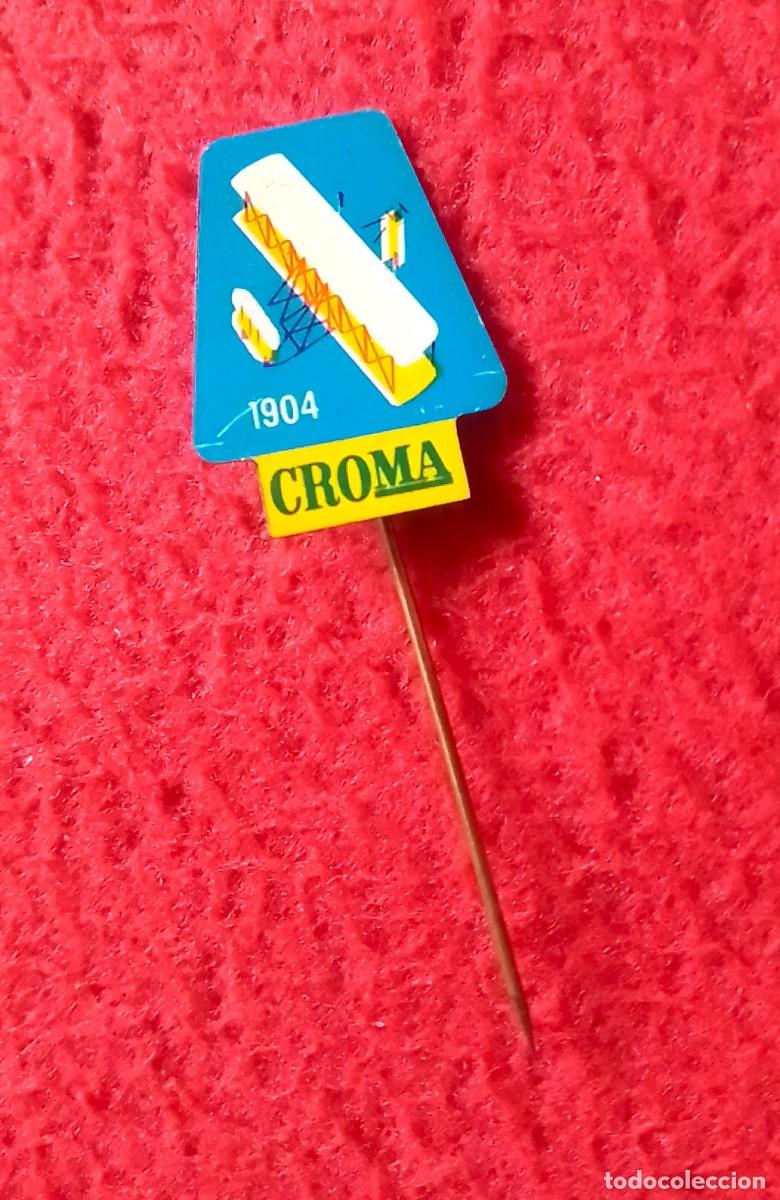 Pins de colecci&oacute;n: INSIGNIA PIN DE AGUJA NETHERLANDS ? HOLANDA ? CROMA 1904 &iquest; ALIMENTACI&Oacute;N ? AVI&Oacute;N AIR PLANE AIRPLANE..