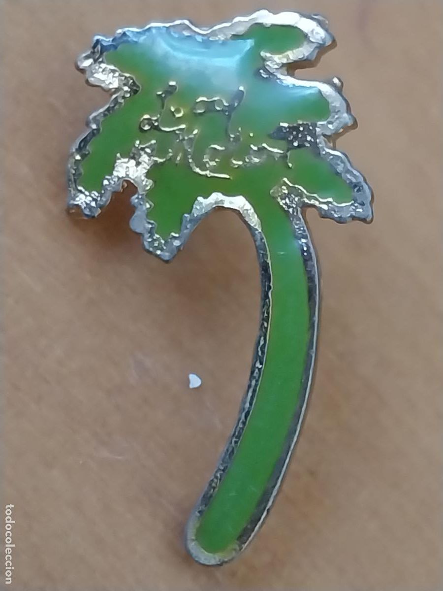 Pins de colecci&oacute;n: PALMERA VERDE PIN PINCHO GOTA VINTAGE 2.45CMS ALTO