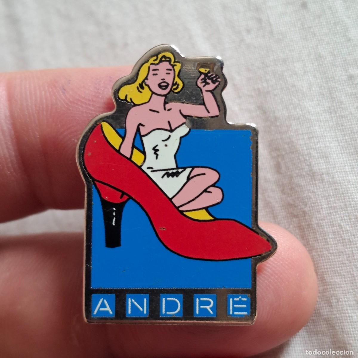 Pins de colecci&oacute;n: Pin vintage de colecion. Andr&eacute;. Pin up.